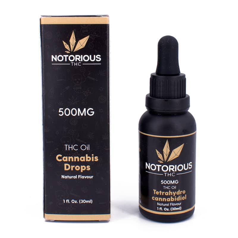 Notorious THC – THC Oil Cannabis Drops 500mg/1000mg - Image 6